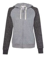 Jerzees Women's Snow Heather French Terry Full-Zip Hooded Sweatshirt JERZEES