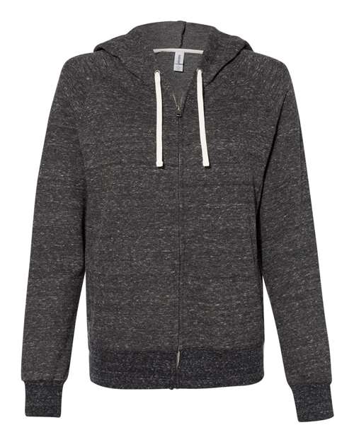 Jerzees Women's Snow Heather French Terry Full-Zip Hooded Sweatshirt JERZEES