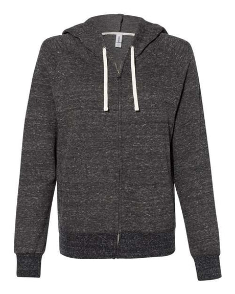 Jerzees Women's Snow Heather French Terry Full-Zip Hooded Sweatshirt JERZEES