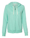 Jerzees Women's Snow Heather French Terry Full-Zip Hooded Sweatshirt JERZEES