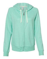 Jerzees Women's Snow Heather French Terry Full-Zip Hooded Sweatshirt JERZEES
