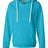 J. America Women's Sueded V-Neck Hooded Sweatshirt-1