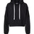 MV Sport Women's Sueded Fleece Crop Hooded Sweatshirt MV Sport