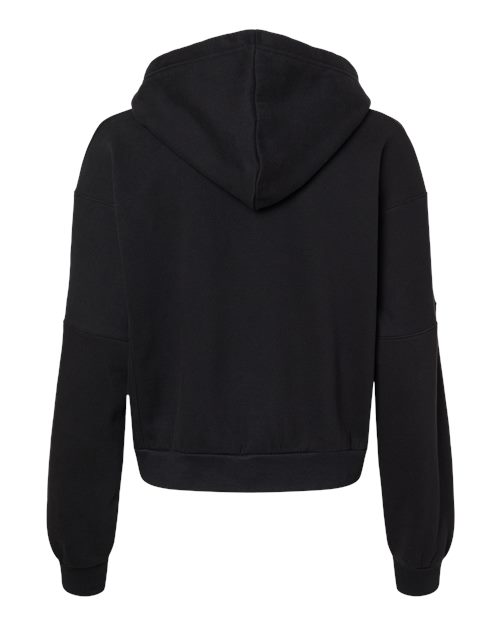 MV Sport Women's Sueded Fleece Crop Hooded Sweatshirt MV Sport