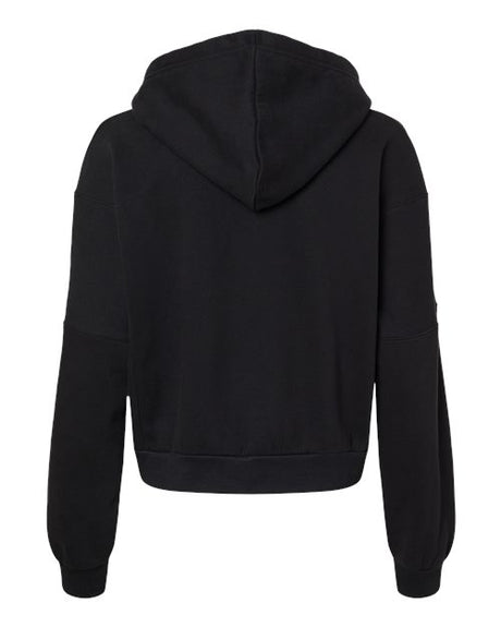 MV Sport Women's Sueded Fleece Crop Hooded Sweatshirt MV Sport