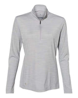 adidas Women's Lightweight M?lange Quarter-Zip Pullover-1