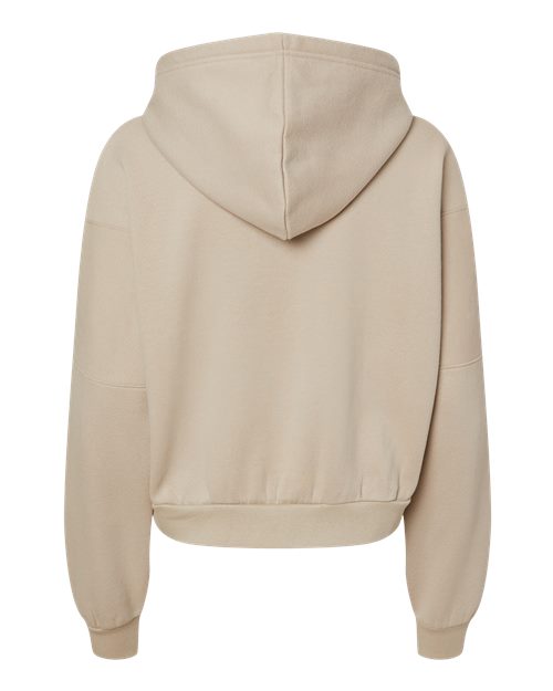 MV Sport Women's Sueded Fleece Crop Hooded Sweatshirt MV Sport