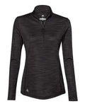 adidas Women's Lightweight M?lange Quarter-Zip Pullover-1