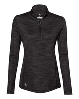 adidas Women's Lightweight M?lange Quarter-Zip Pullover-1