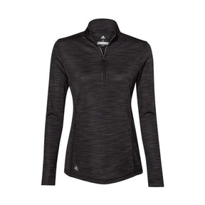 adidas Women's Lightweight M?lange Quarter-Zip Pullover-1