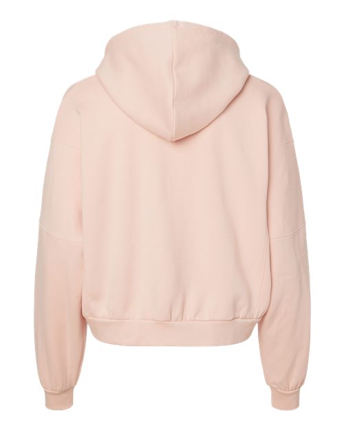 MV Sport Women's Sueded Fleece Crop Hooded Sweatshirt MV Sport