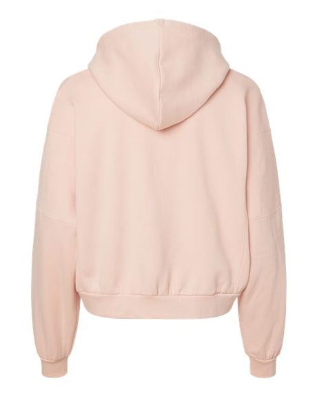 MV Sport Women's Sueded Fleece Crop Hooded Sweatshirt MV Sport