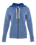 Next Level Women's Malibu Raglan Full-Zip Hoodie Next Level Apparel