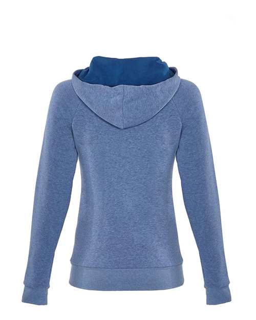 Next Level Women's Malibu Raglan Full-Zip Hoodie Next Level Apparel