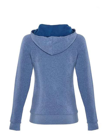 Next Level Women's Malibu Raglan Full-Zip Hoodie Next Level Apparel