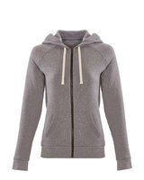 Next Level Women's Malibu Raglan Full-Zip Hoodie Next Level Apparel