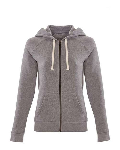 Next Level Women's Malibu Raglan Full-Zip Hoodie Next Level Apparel