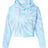 Colortone Women's Tie-Dyed Crop Hooded Sweatshirt Colortone
