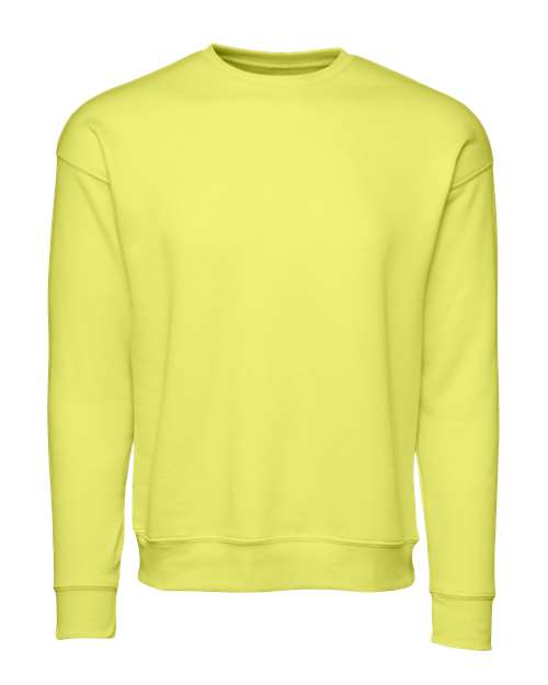 BELLA + CANVAS Men's Sponge Fleece Drop Shoulder Crewneck Sweatshirt