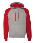 JERZEES Nublend® Colorblocked Raglan Hooded Sweatshirt JERZEES