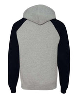 JERZEES Nublend® Colorblocked Raglan Hooded Sweatshirt JERZEES