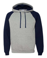 JERZEES Nublend® Colorblocked Raglan Hooded Sweatshirt JERZEES