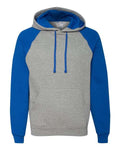 JERZEES Nublend® Colorblocked Raglan Hooded Sweatshirt JERZEES