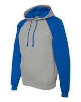 JERZEES Nublend® Colorblocked Raglan Hooded Sweatshirt JERZEES