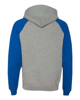 JERZEES Nublend® Colorblocked Raglan Hooded Sweatshirt JERZEES