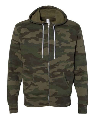 Independent Trading Co. Unisex Lightweight Full-Zip Hooded Sweatshirt