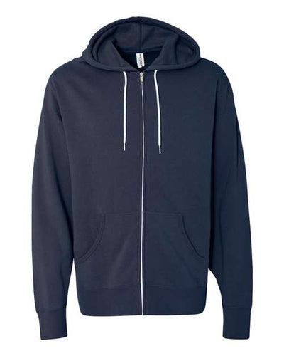Independent Trading Co. Unisex Lightweight Full-Zip Hooded Sweatshirt