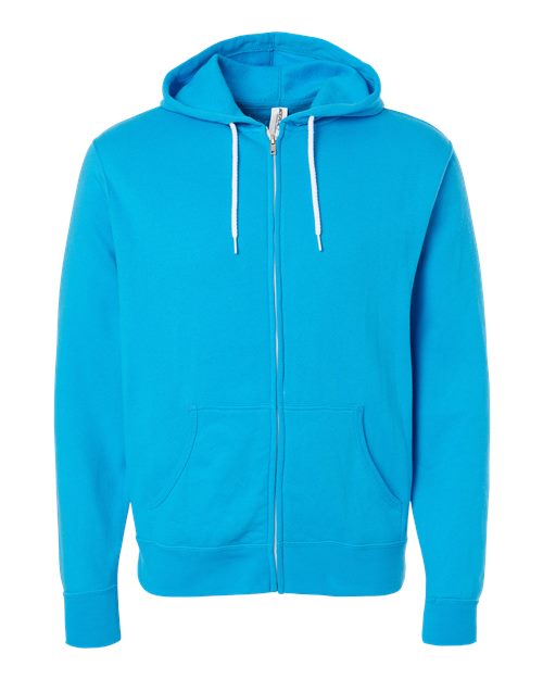 Independent Trading Co. Unisex Lightweight Full-Zip Hooded Sweatshirt