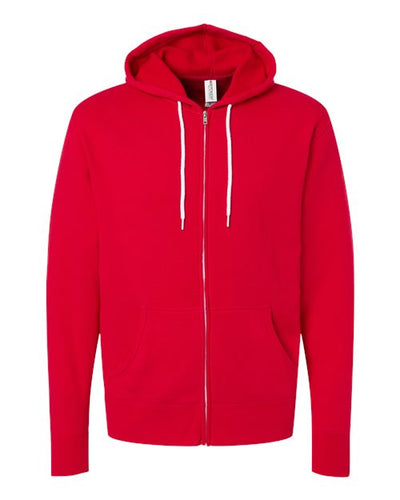 Independent Trading Co. Unisex Lightweight Full-Zip Hooded Sweatshirt