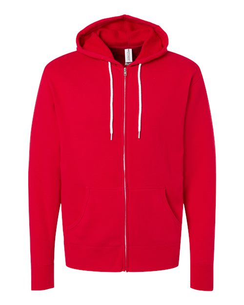 Independent Trading Co. Unisex Lightweight Full-Zip Hooded Sweatshirt