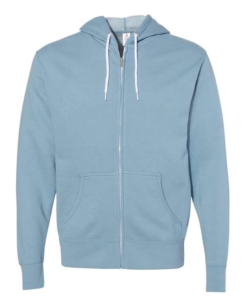 Independent Trading Co. Unisex Lightweight Full-Zip Hooded Sweatshirt