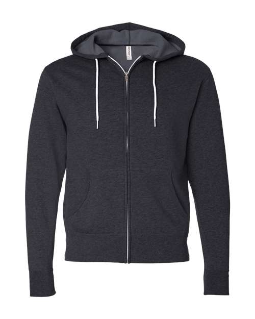 Independent Trading Co. Unisex Lightweight Full-Zip Hooded Sweatshirt