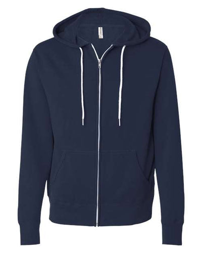 Independent Trading Co. Unisex Lightweight Full-Zip Hooded Sweatshirt