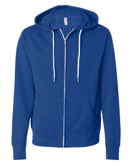 Independent Trading Co. Unisex Lightweight Full-Zip Hooded Sweatshirt
