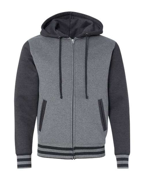 Independent Trading Co. Unisex Heavyweight Varsity Full-Zip Hooded Sweatshirt Independent Trading Co.