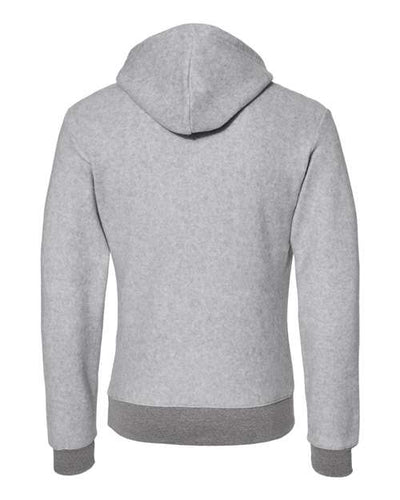 J. America Men's Flip Side Fleece Hooded Pullover
