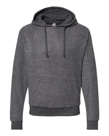 J. America Men's Flip Side Fleece Hooded Pullover J. America