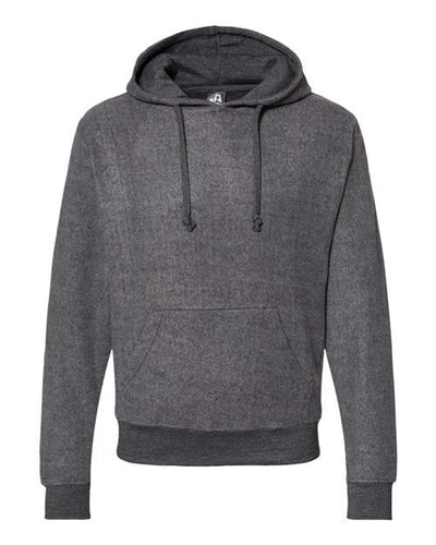 J. America Men's Flip Side Fleece Hooded Pullover