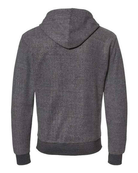 J. America Men's Flip Side Fleece Hooded Pullover J. America