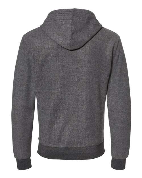 J. America Men's Flip Side Fleece Hooded Pullover J. America