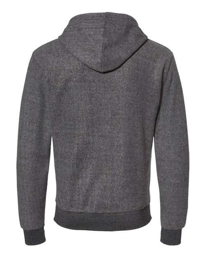 J. America Men's Flip Side Fleece Hooded Pullover