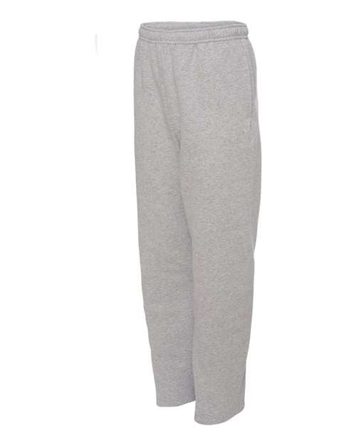 JERZEES Men's NuBlend Open Bottom Sweatpants with Pockets JERZEES