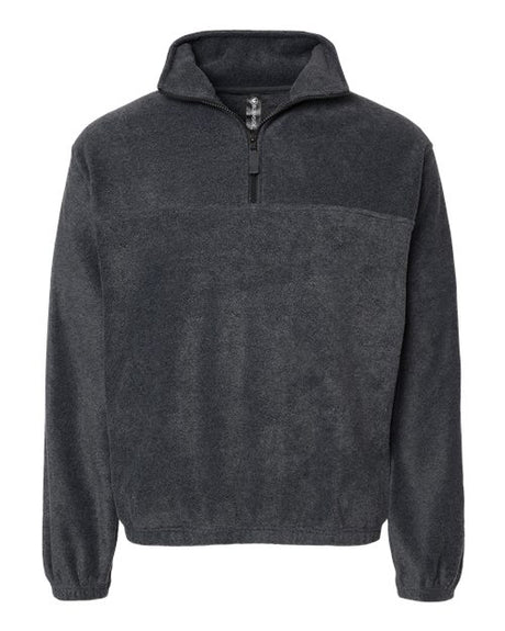 Burnside Polar Fleece Quarter-Zip Pullover Burnside