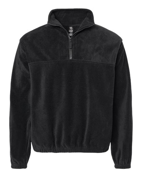 Burnside Polar Fleece Quarter-Zip Pullover Burnside