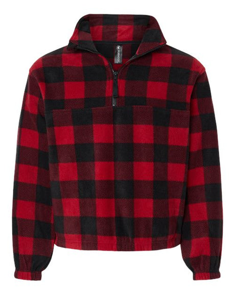 Burnside Polar Fleece Quarter-Zip Pullover Burnside