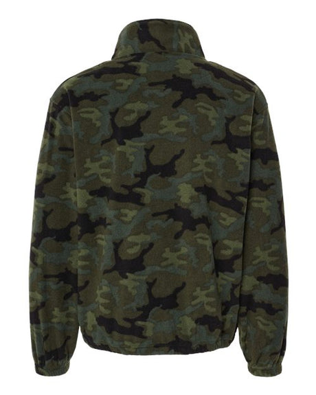 Burnside Polar Fleece Quarter-Zip Pullover Burnside